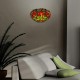 Dragonfly red wall lamp