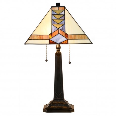 Lampe de table Tiffany Pyramide