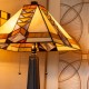 Lampe de table Tiffany Pyramide