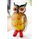 Glass Sculpture owl "Helge"