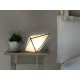 Geometric bedside table lamp