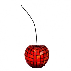 Red cherry table lamp