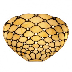 Wall lamp with gems