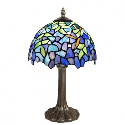 Wisteria Tiffany style bedside table lamp